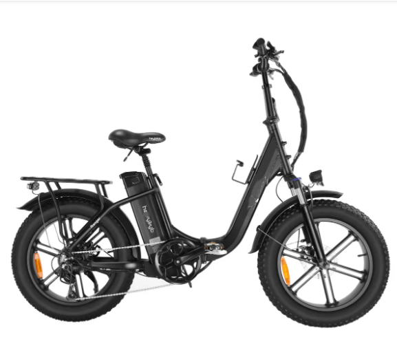 Folding Full Suspension Electric Wide Tire Bike