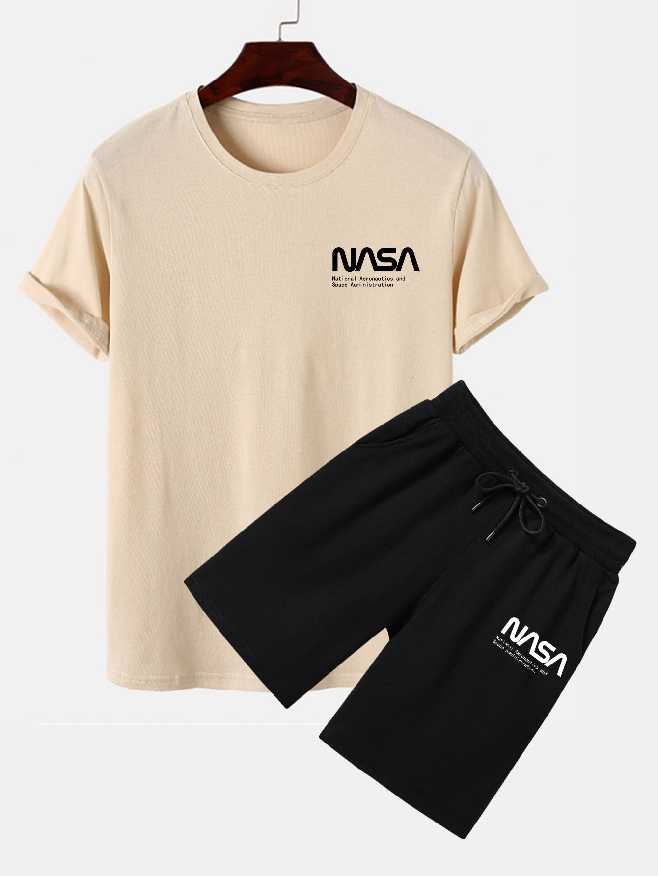 NASA Print T-Shirt & Shorts