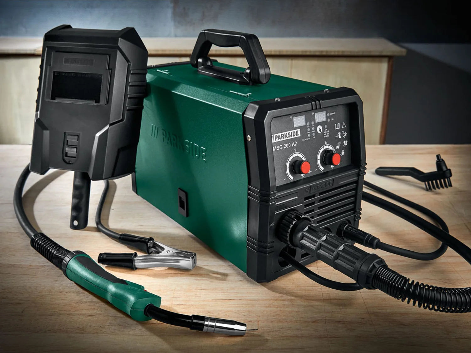 PARKSIDE 4-in-1 inverter multi-weld device PMSG 200 A2, with carrying handle