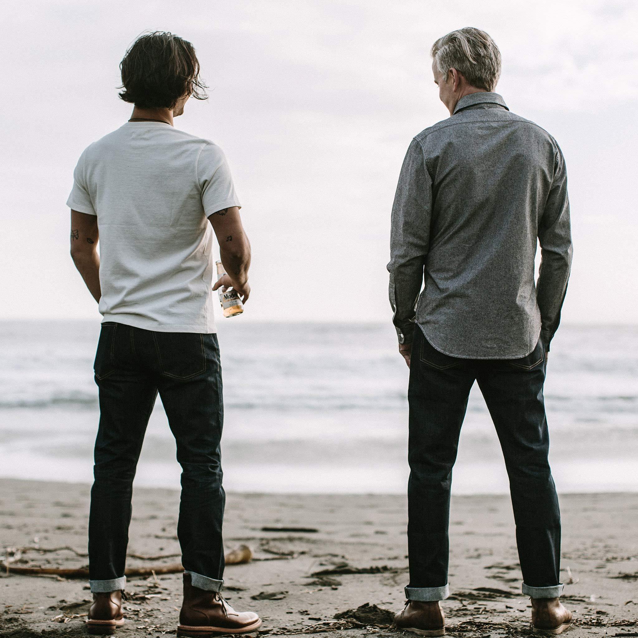 The California in Charcoal Everyday Chambray