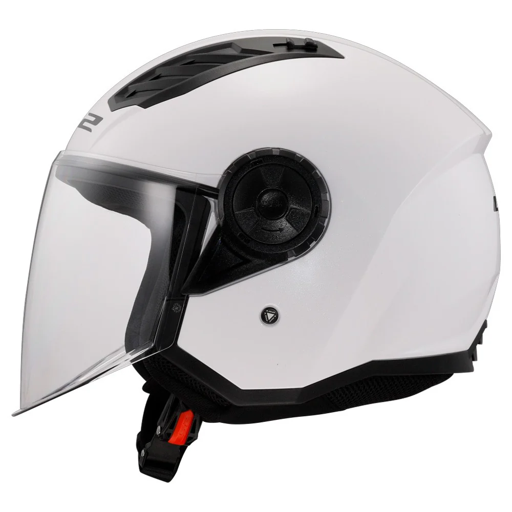 CASCO JET LS2 of616 AIRFLOW II SOLID BLANCO